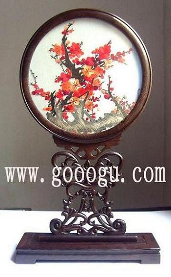 梅花雙面繡，梅花蘇繡，蘇州刺繡梅花