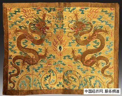 龍袍刺繡，蘇繡龍袍畫，蘇繡精品，蘇繡收藏品，嬌古蘇繡